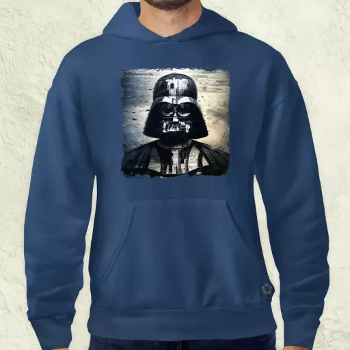 Pareidolia Darth Vader Halálcsillag fantázia v2 férfi pulóver