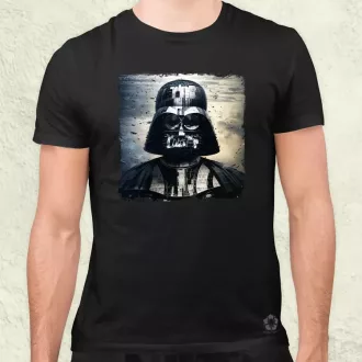   Pareidolia Darth Vader Halálcsillag fantázia v2 férfi póló