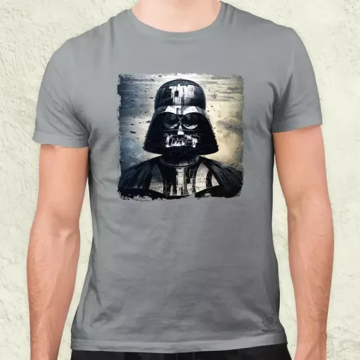 Pareidolia Darth Vader Halálcsillag fantázia v2 férfi póló