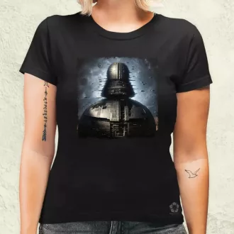   Pareidolia Darth Vader Halálcsillag fantázia v3 női póló