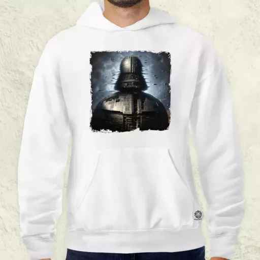 Pareidolia Darth Vader Halálcsillag fantázia v3 férfi pulóver
