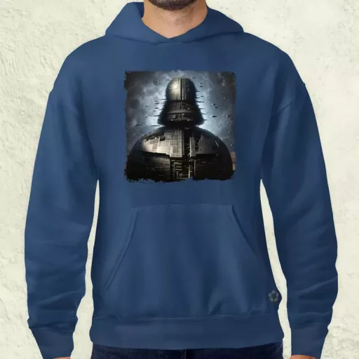 Pareidolia Darth Vader Halálcsillag fantázia v3 férfi pulóver