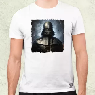   Pareidolia Darth Vader Halálcsillag fantázia v3 férfi póló