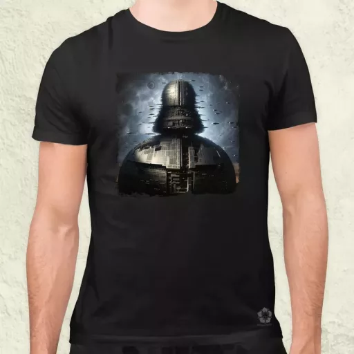 Pareidolia Darth Vader Halálcsillag fantázia v3 férfi póló