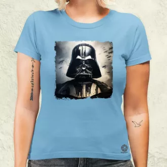   Pareidolia Darth Vader Halálcsillag fantázia v4 női póló