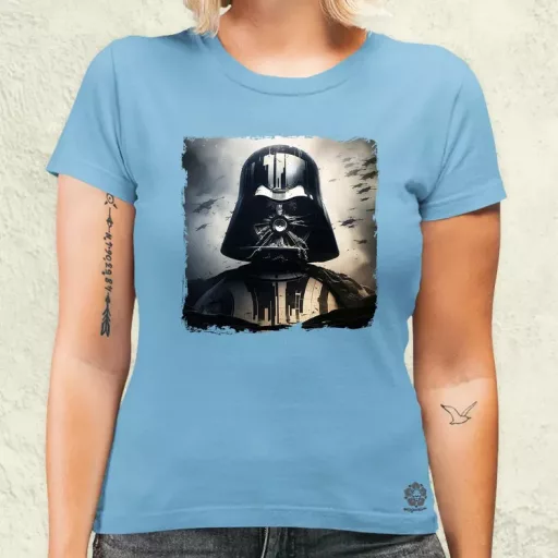Pareidolia Darth Vader Halálcsillag fantázia v4 női póló