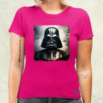   Pareidolia Darth Vader Halálcsillag fantázia v4 női póló