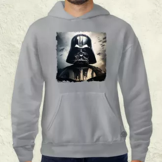   Pareidolia Darth Vader Halálcsillag fantázia v4 férfi pulóver