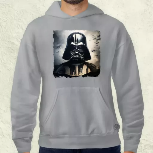 Pareidolia Darth Vader Halálcsillag fantázia v4 férfi pulóver