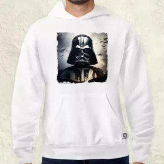   Pareidolia Darth Vader Halálcsillag fantázia v4 férfi pulóver