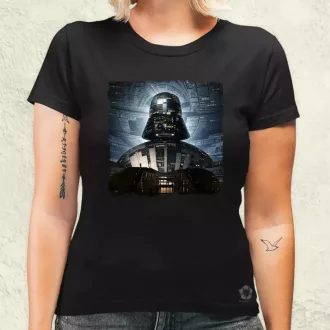  Pareidolia Darth Vader Halálcsillag fantázia v5 női póló