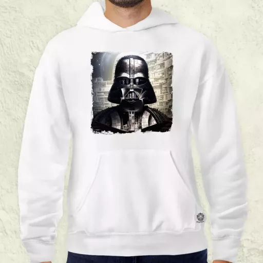 Pareidolia Darth Vader Halálcsillag fantázia v6 férfi pulóver