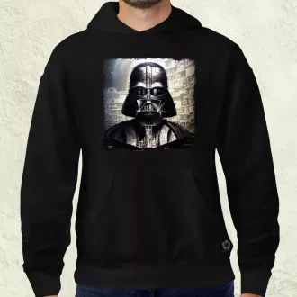   Pareidolia Darth Vader Halálcsillag fantázia v6 férfi pulóver