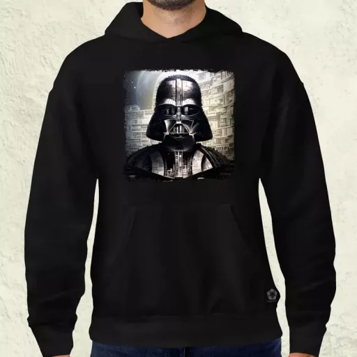 Pareidolia Darth Vader Halálcsillag fantázia v6 férfi pulóver