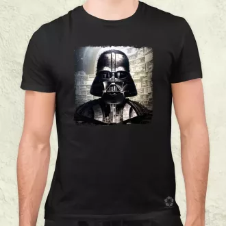   Pareidolia Darth Vader Halálcsillag fantázia v6 férfi póló