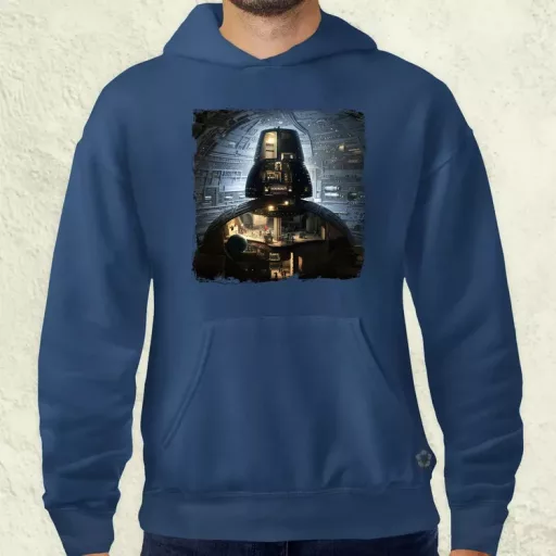 Pareidolia Darth Vader Halálcsillag fantázia v7 férfi pulóver