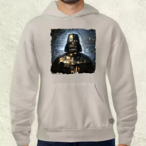 Pareidolia Darth Vader Halálcsillag fantázia v7 férfi pulóver