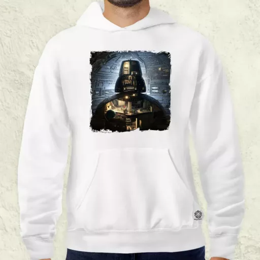 Pareidolia Darth Vader Halálcsillag fantázia v7 férfi pulóver