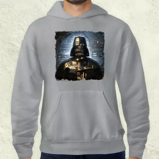 Pareidolia Darth Vader Halálcsillag fantázia v7 férfi pulóver