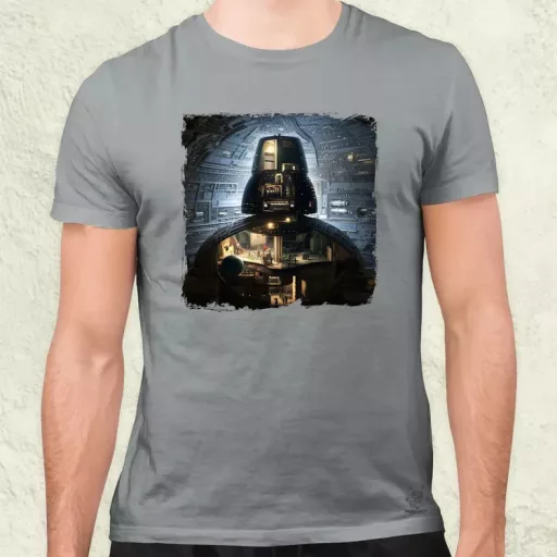 Pareidolia Darth Vader Halálcsillag fantázia v7 férfi póló