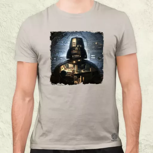 Pareidolia Darth Vader Halálcsillag fantázia v7 férfi póló