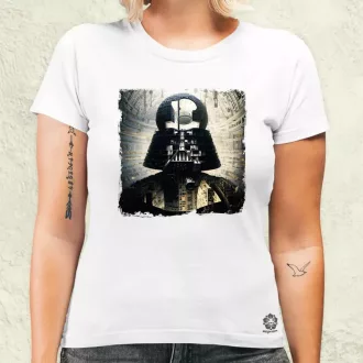   Pareidolia Darth Vader Halálcsillag fantázia v8 női póló