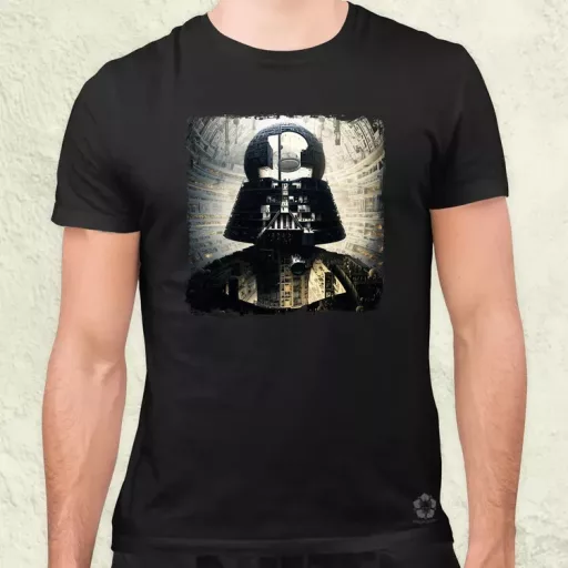 Pareidolia Darth Vader Halálcsillag fantázia v8 férfi póló