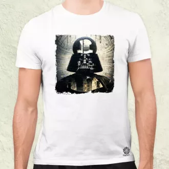   Pareidolia Darth Vader Halálcsillag fantázia v8 férfi póló
