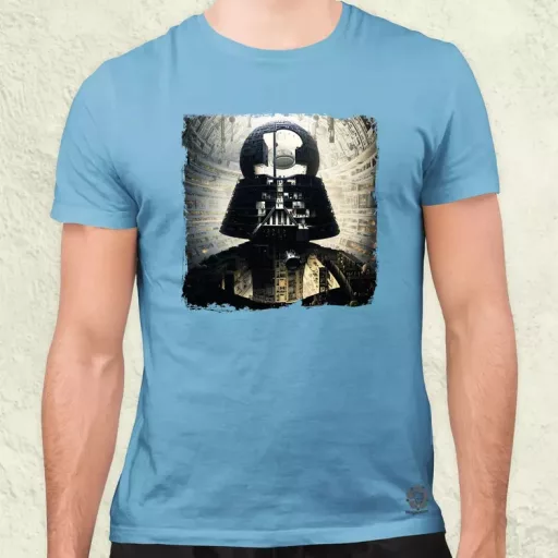 Pareidolia Darth Vader Halálcsillag fantázia v8 férfi póló