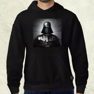   Pareidolia Darth Vader Halálcsillag fantázia v9 férfi pulóver