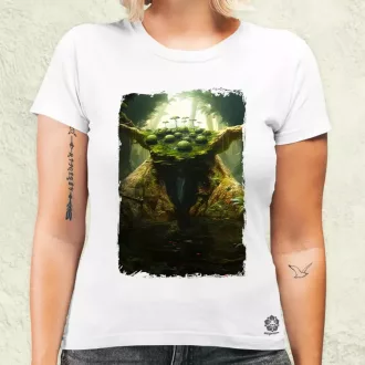 Pareidolia Yoda Dagobah fantázia v1 női póló