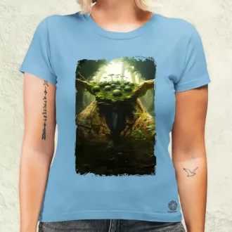 Pareidolia Yoda Dagobah fantázia v1 női póló