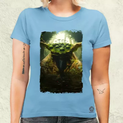 Pareidolia Yoda Dagobah fantázia v1 női póló