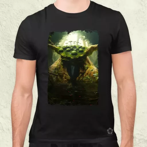 Pareidolia Yoda Dagobah fantázia v1 férfi póló