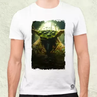 Pareidolia Yoda Dagobah fantázia v1 férfi póló