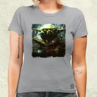 Pareidolia Yoda Dagobah fantázia v2 női póló
