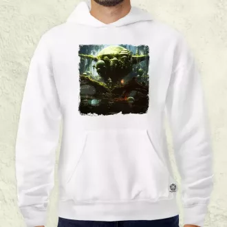 Pareidolia Yoda Dagobah fantázia v2 férfi pulóver