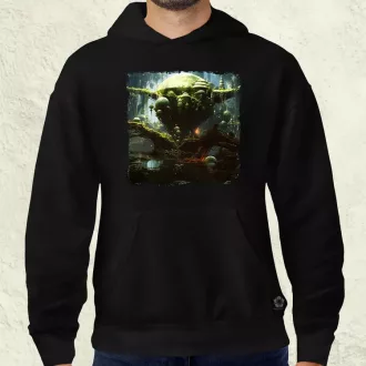 Pareidolia Yoda Dagobah fantázia v2 férfi pulóver