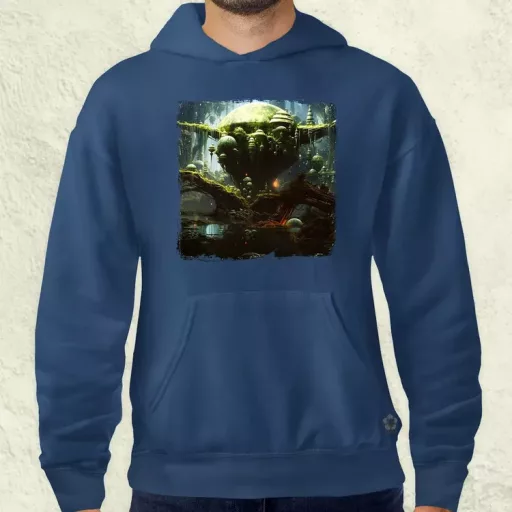Pareidolia Yoda Dagobah fantázia v2 férfi pulóver