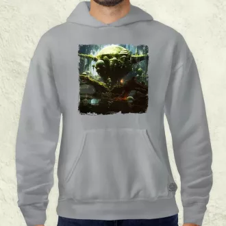 Pareidolia Yoda Dagobah fantázia v2 férfi pulóver
