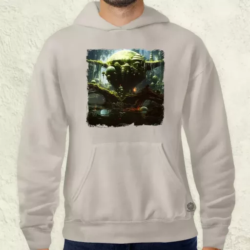 Pareidolia Yoda Dagobah fantázia v2 férfi pulóver