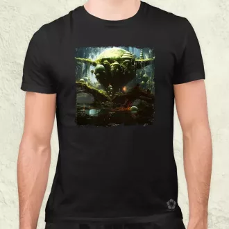 Pareidolia Yoda Dagobah fantázia v2 férfi póló