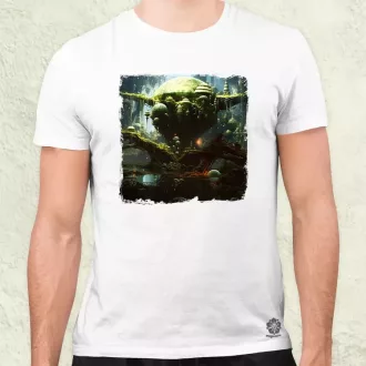 Pareidolia Yoda Dagobah fantázia v2 férfi póló