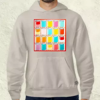 Pop art konzervdobozok v2 férfi pulóver