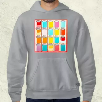 Pop art konzervdobozok v2 férfi pulóver