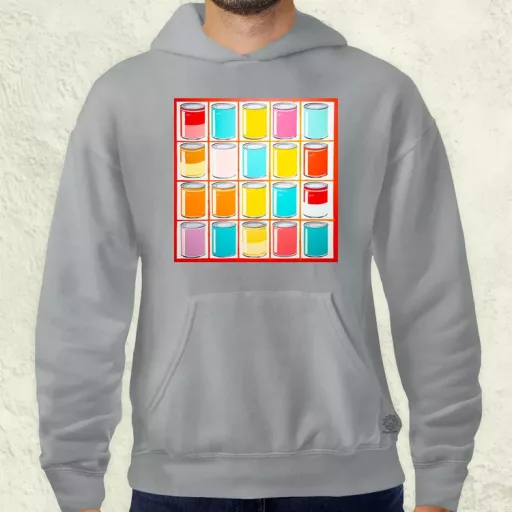 Pop art konzervdobozok v2 férfi pulóver