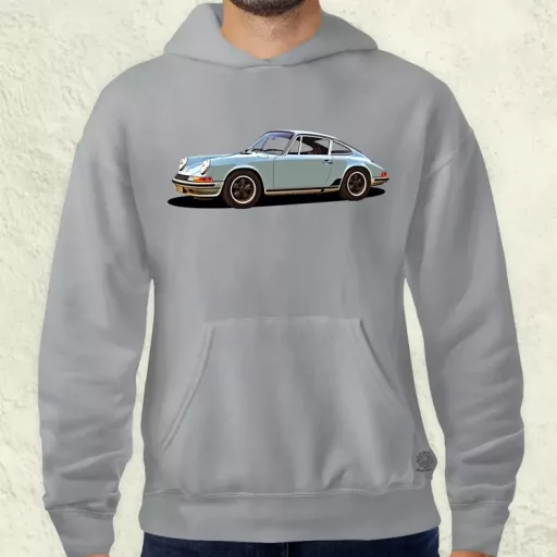 Porsche 911 rajz v4 férfi pulóver