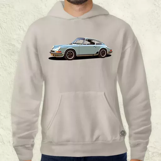 Porsche 911 rajz v4 férfi pulóver