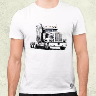 Optimus kamion rajz férfi póló