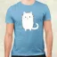 Palatábla rajz cica v8 férfi póló